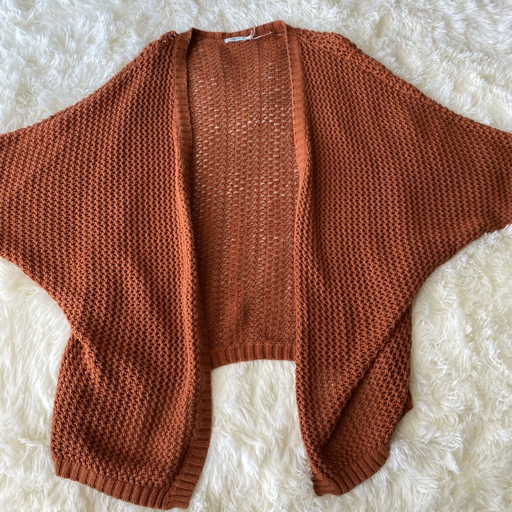 Burnt Orange Cardigan